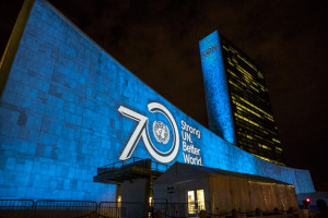 SDG Projections: Massive scale projections and peoples’ voices to celebrate UN70 and visually depict the 17 Global Goals Organized by the United Nations Department of Public Information in partnership with the Executive Office of the Secretary-General, the Office of the Special Adviser on Post-2015 Development Planning, the Global Poverty Project and other partners General Assembly 69th session: High-level Forum on a Culture of Peace Opening Statements by the Acting President of the General Assembly and the Secretary-General, followed by panel discussions